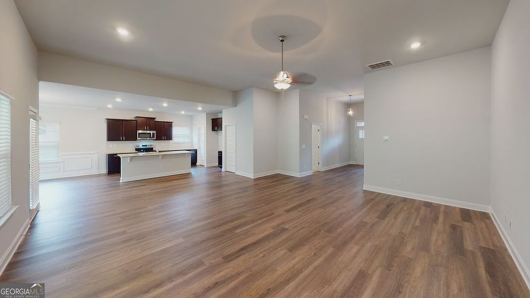 Spacious, unfurnished interior of a new home in Holliday Pass, Griffin (Image 13). Spacious, unfurnished interior of a new home in Holliday Pass, Griffin (Image 13).