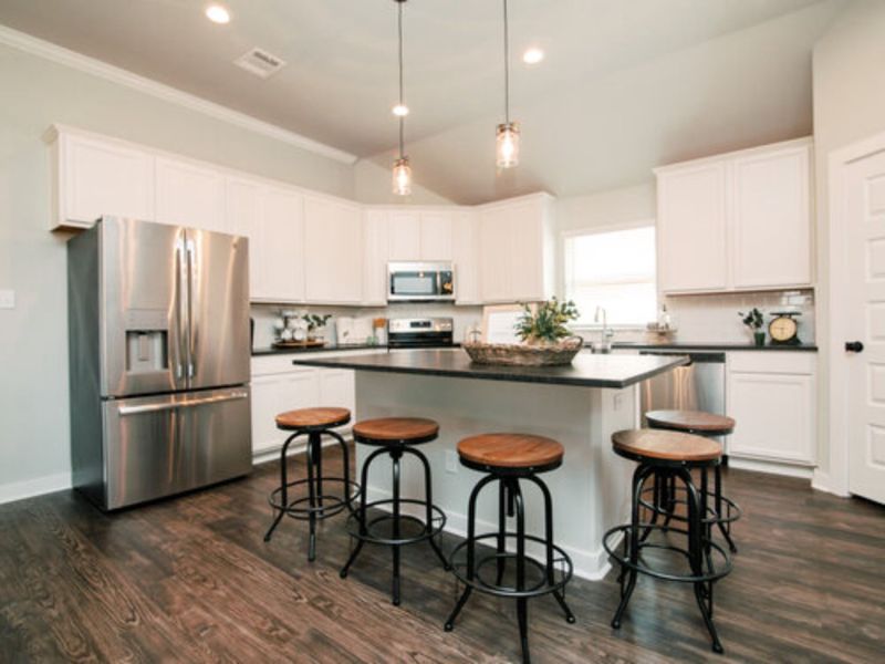 Furnished interior view inside a new home in Rudder Pointe, Bryan (Image 5). Furnished interior view inside a new home in Rudder Pointe, Bryan (Image 5).