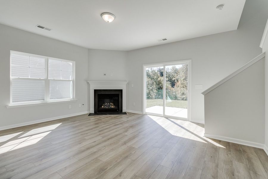 Spacious, unfurnished interior of a new home in The Falls, Blythewood (Image 17).