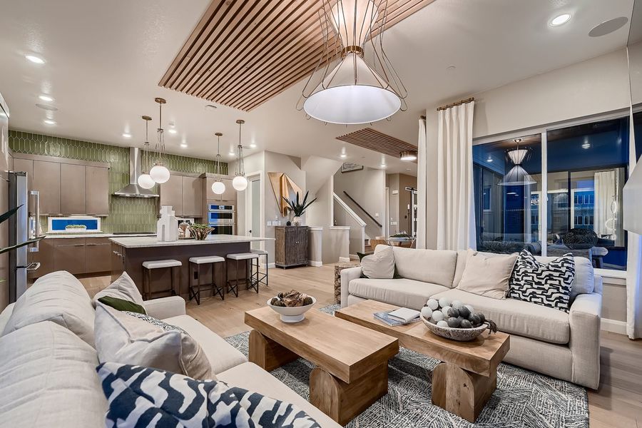 Representative furnished interior of a home built from the Dynamic by Boulder Creek Brands LLC in Baseline, Broomfield (Image 8).