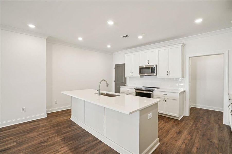 Furnished interior view inside a new home in , Peachtree Corners (Image 9).