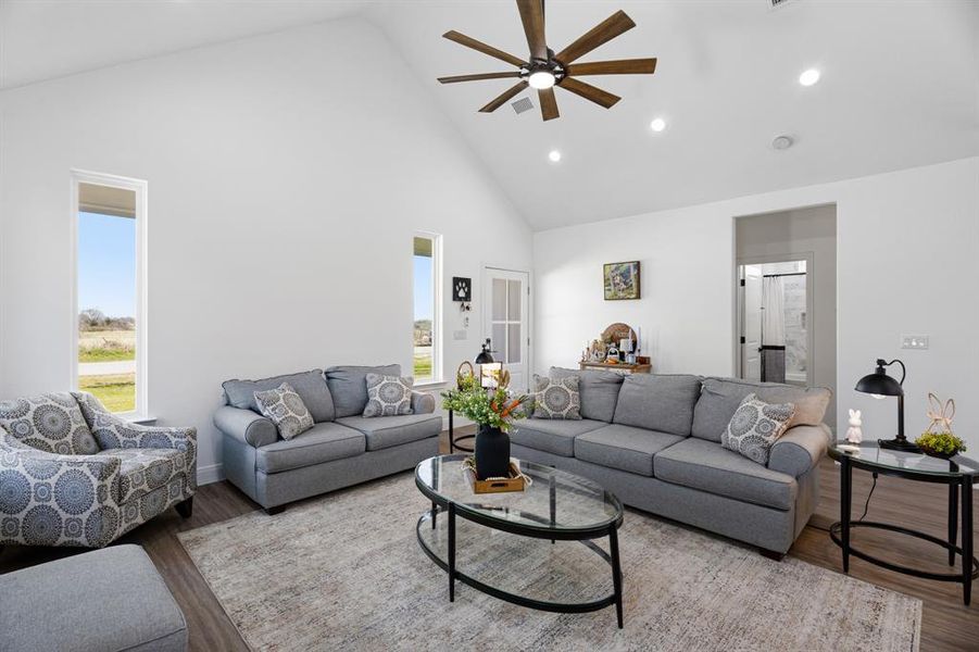 Furnished interior view inside a new home in , Chico (Image 7).