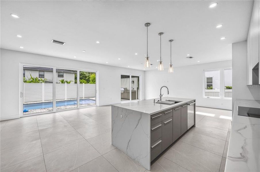 Furnished interior view inside a new home in , Sarasota (Image 17).