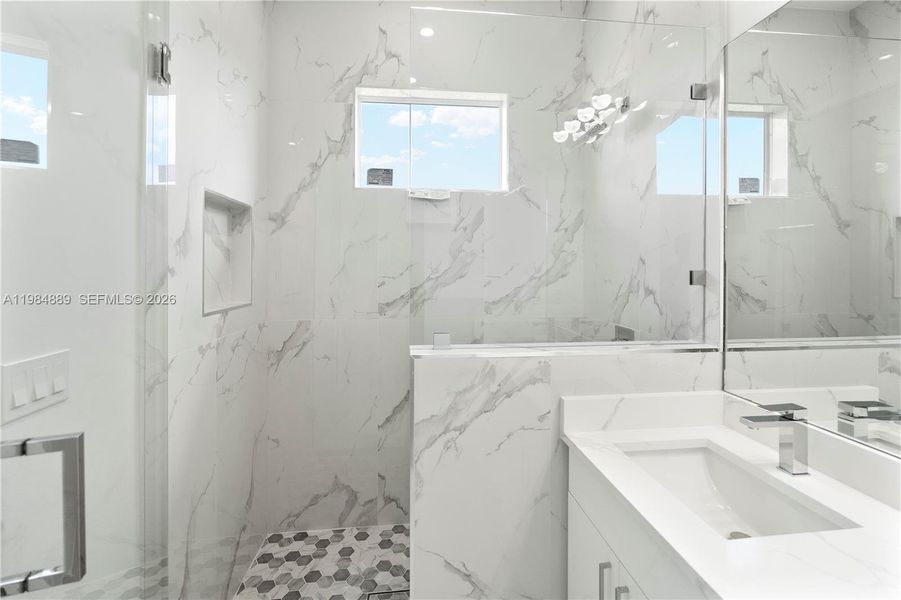 Furnished interior view inside a new home in , Lehigh Acres (Image 9).