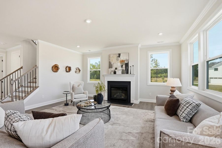 Furnished interior view inside a new home in Blair Place, Monroe (Image 6).