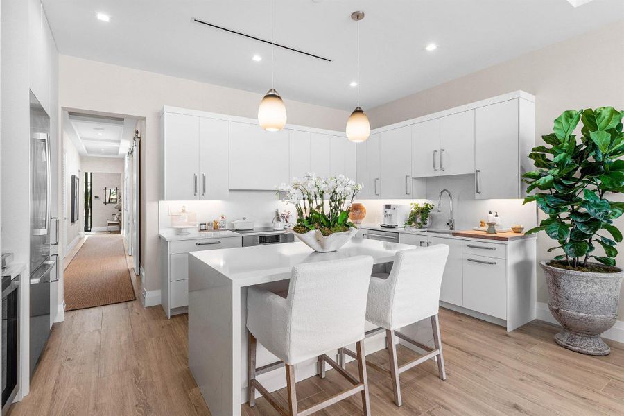 Furnished interior view inside a new home in , Delray Beach (Image 35). Furnished interior view inside a new home in , Delray Beach (Image 35).