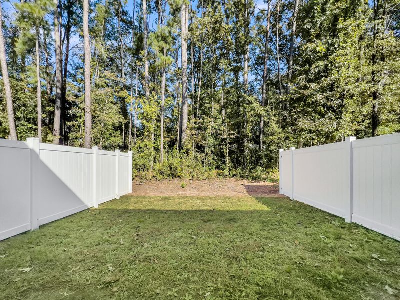 Exterior details and patio area of a home in Willow Bend Townhomes, North Charleston (Image 16). Exterior details and patio area of a home in Willow Bend Townhomes, North Charleston (Image 16).