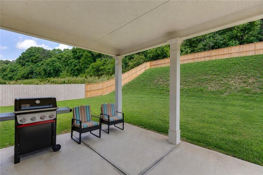 Exterior details and patio area of a home in , Hoschton (Image 4). Exterior details and patio area of a home in , Hoschton (Image 4).