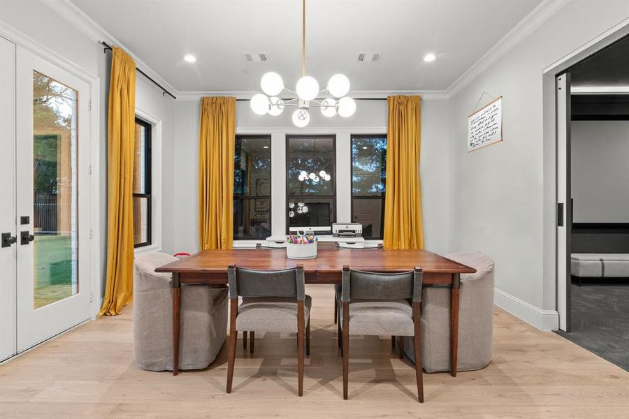 Furnished interior view inside a new home in , Copper Canyon (Image 16). Furnished interior view inside a new home in , Copper Canyon (Image 16).