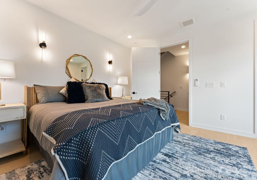 Furnished interior view inside a new home in , Charlotte (Image 13).