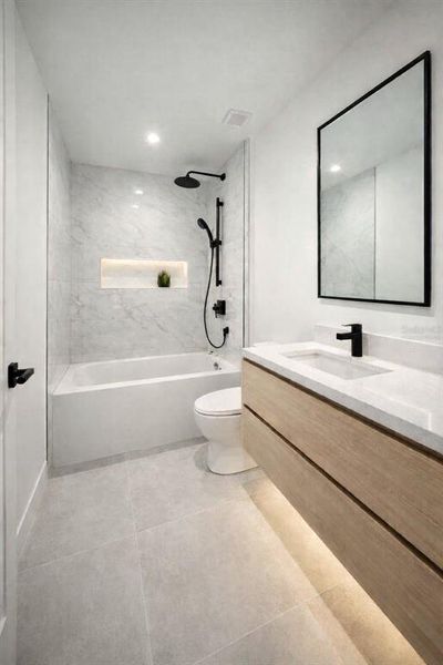 Furnished interior view inside a new home in , Orlando (Image 8).