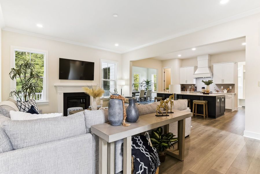 Representative furnished interior of a home built from the Lexington II by Caruso Homes in Rolling Meadows, Mooresville (Image 74).