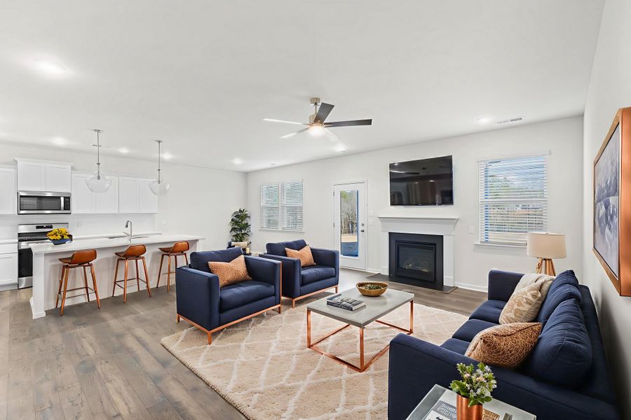 Furnished interior view inside a new home in The Grove, Florence (Image 6).