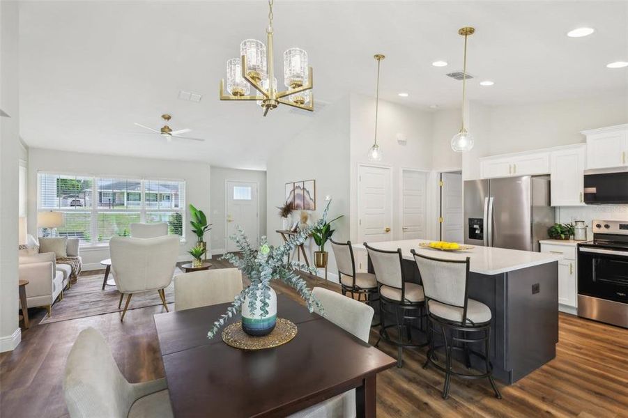 Furnished interior view inside a new home in , Citrus Springs (Image 11). Furnished interior view inside a new home in , Citrus Springs (Image 11).