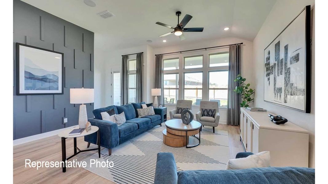 Furnished interior view inside a new home in Taylor Estates, Corinth (Image 13).