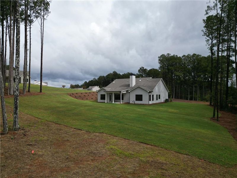 Exterior details and patio area of a home in Red Oak Ridge, Loganville (Image 3). Exterior details and patio area of a home in Red Oak Ridge, Loganville (Image 3).