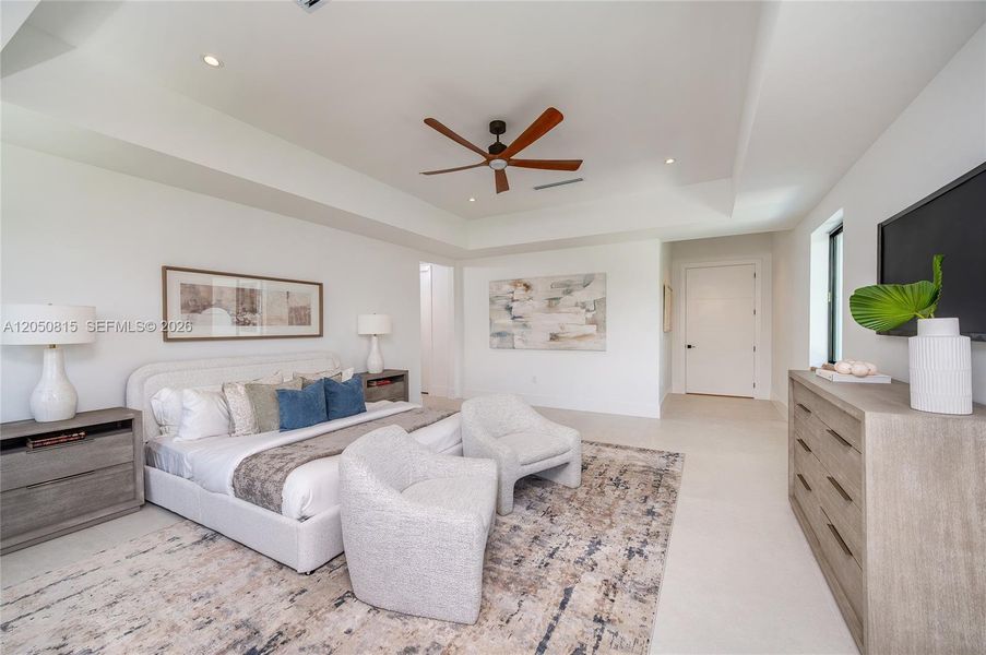 Furnished interior view inside a new home in , Miami (Image 36).