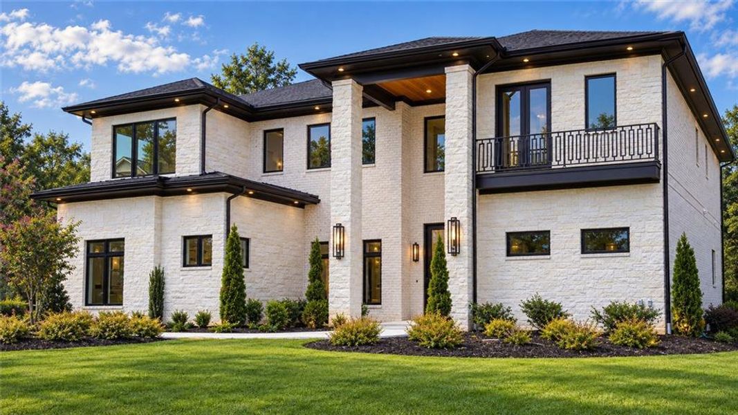 Front exterior of a new home in , Buford, GA, highlighting curb appeal (Image 2). Front exterior of a new home in , Buford, GA, highlighting curb appeal (Image 2).