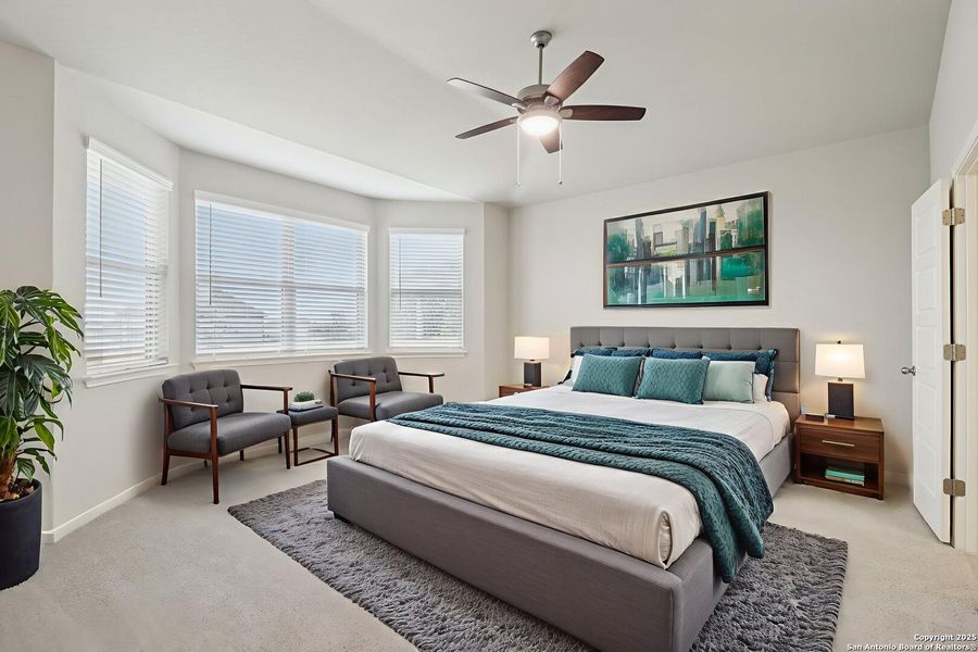 Furnished interior view inside a new home in Remington Ranch, San Antonio (Image 13).