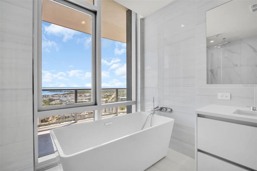 Furnished interior view inside a new home in , St. Petersburg (Image 12).