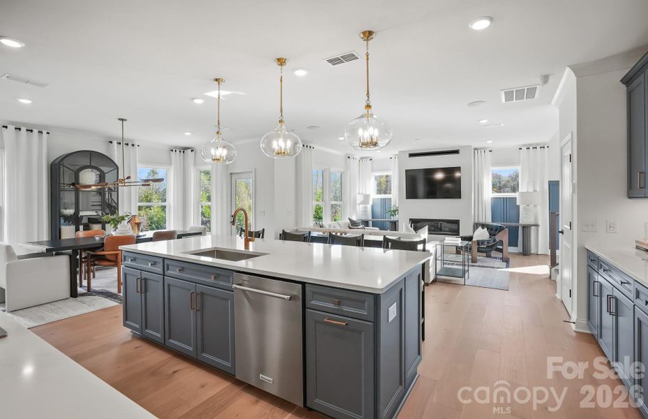 Furnished interior view inside a new home in Cannon Run, Concord (Image 5).