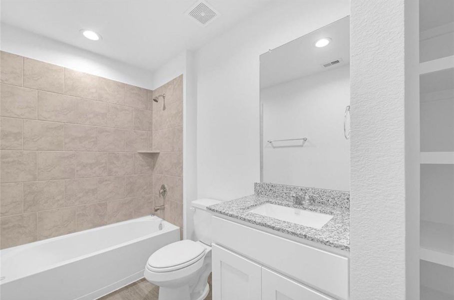 Furnished interior view inside a new home in , Sealy (Image 7).