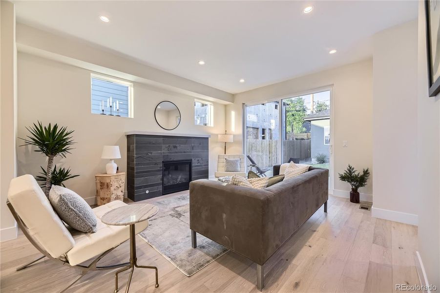 Furnished interior view inside a new home in , Denver (Image 3). Furnished interior view inside a new home in , Denver (Image 3).