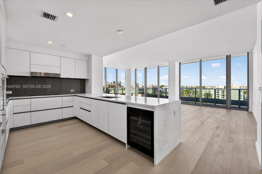 Furnished interior view inside a new home in , Bay Harbor Islands (Image 14).
