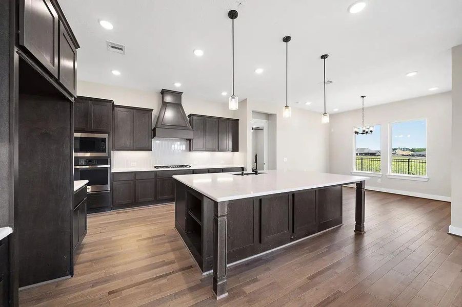 Furnished interior view inside a new home in Chambers Creek, Willis (Image 13).