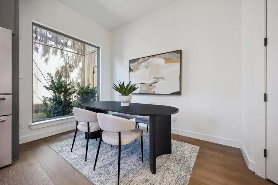 Furnished interior view inside a new home in , Houston (Image 32).