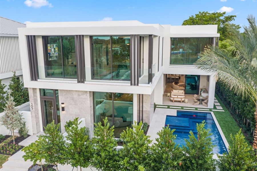 Exterior details and patio area of a home in , Delray Beach (Image 31).