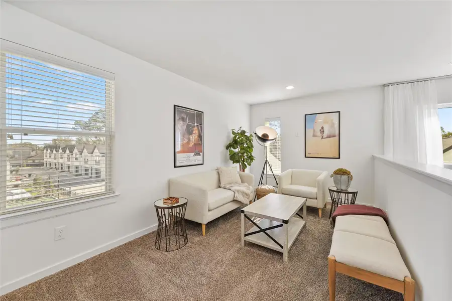 Furnished interior view inside a new home in Uptown District, Houston (Image 5).