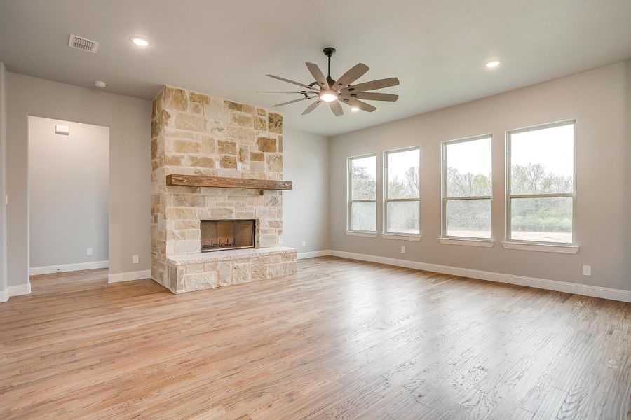 Representative unfurnished interior of a home built from the Pecan Grove by Trinity Classic Homes in The Reserve at Shadle, Poolville (Image 28). Representative unfurnished interior of a home built from the Pecan Grove by Trinity Classic Homes in The Reserve at Shadle, Poolville (Image 28).