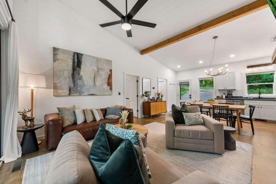 Furnished interior view inside a new home in , Morganton (Image 10).