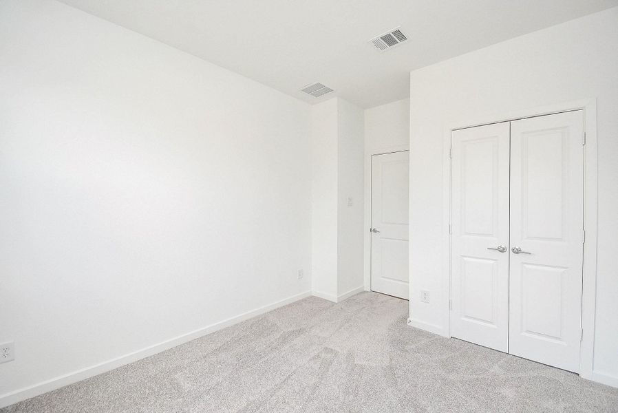 ANOTHER VIEW OF BEDROOM 2 WITH CLOSET