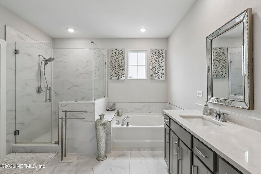 Furnished interior view inside a new home in , Jacksonville (Image 30).