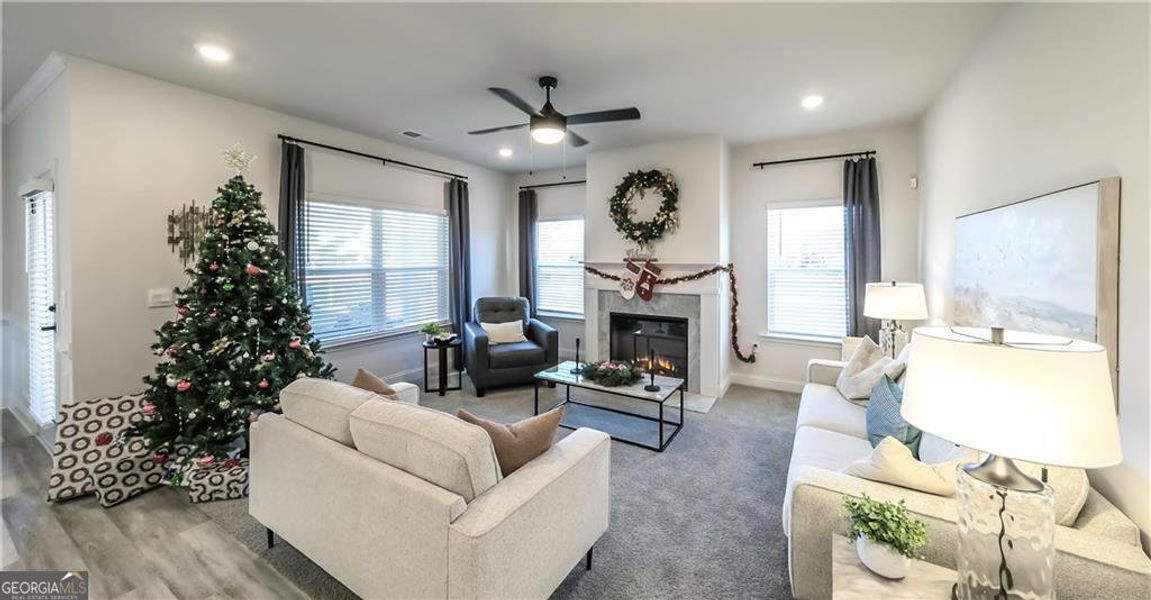 Furnished interior view inside a new home in Canterbury Villas, Carrollton (Image 9).