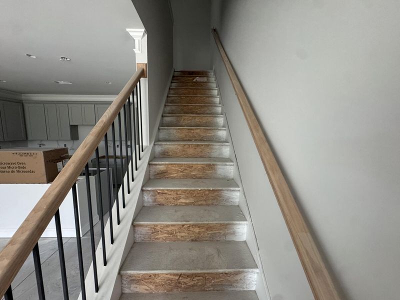 In-progress construction of a new home in Harrisburg Village Townhomes, Harrisburg, NC (Image 6).
