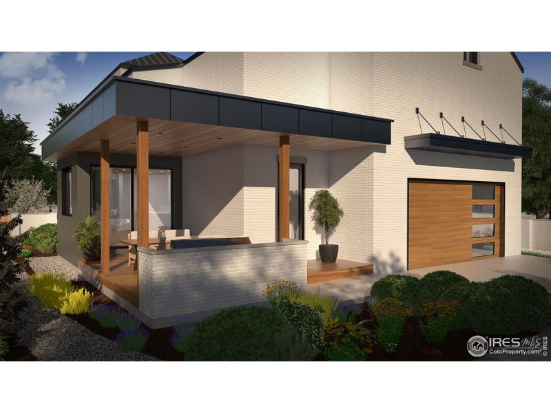 Exterior details and patio area of a home in , Boulder (Image 3).