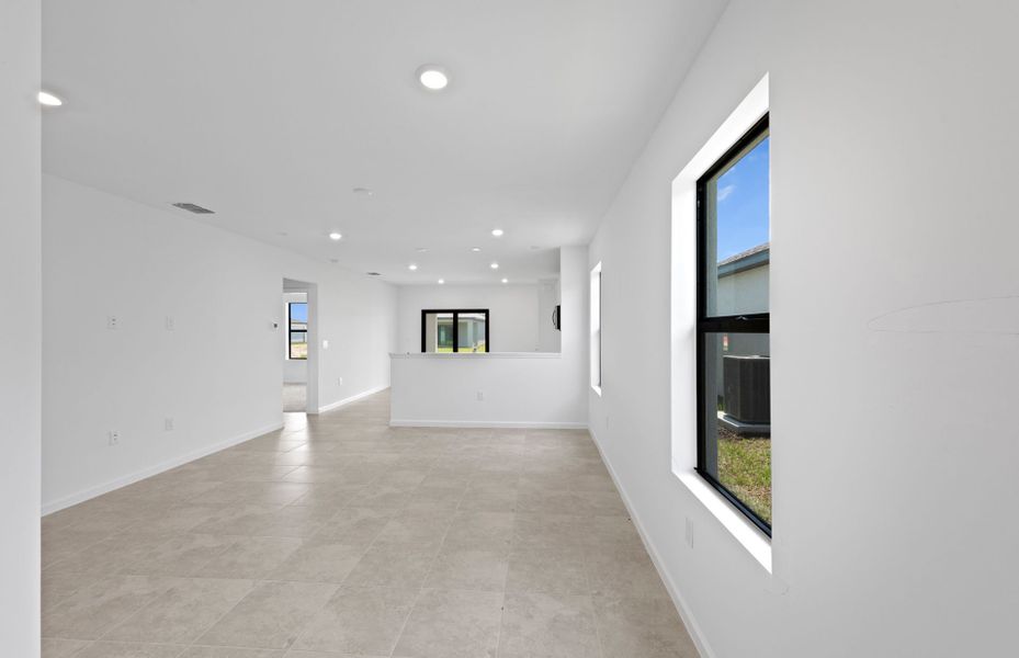 Enjoy natural lighting in the gathering room