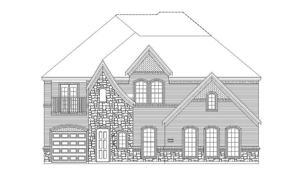 Representative rendering of the exterior for the Ashbourne by Windsor Homes (Image 5).
