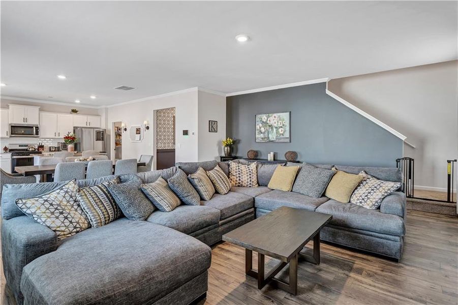 Furnished interior view inside a new home in Thompson Ridge, Dallas (Image 34).
