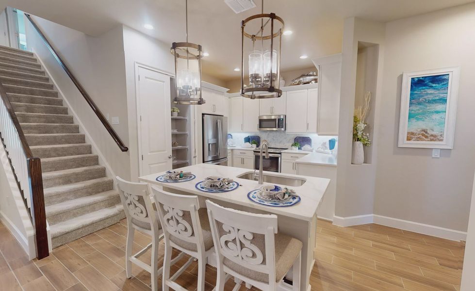 Furnished interior view inside a new home in Plantation Bay, Ormond Beach (Image 7).