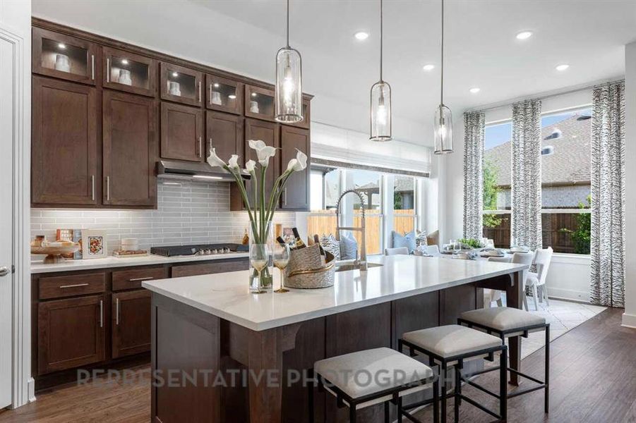 Furnished interior view inside a new home in Tavolo Park, Fort Worth (Image 22).