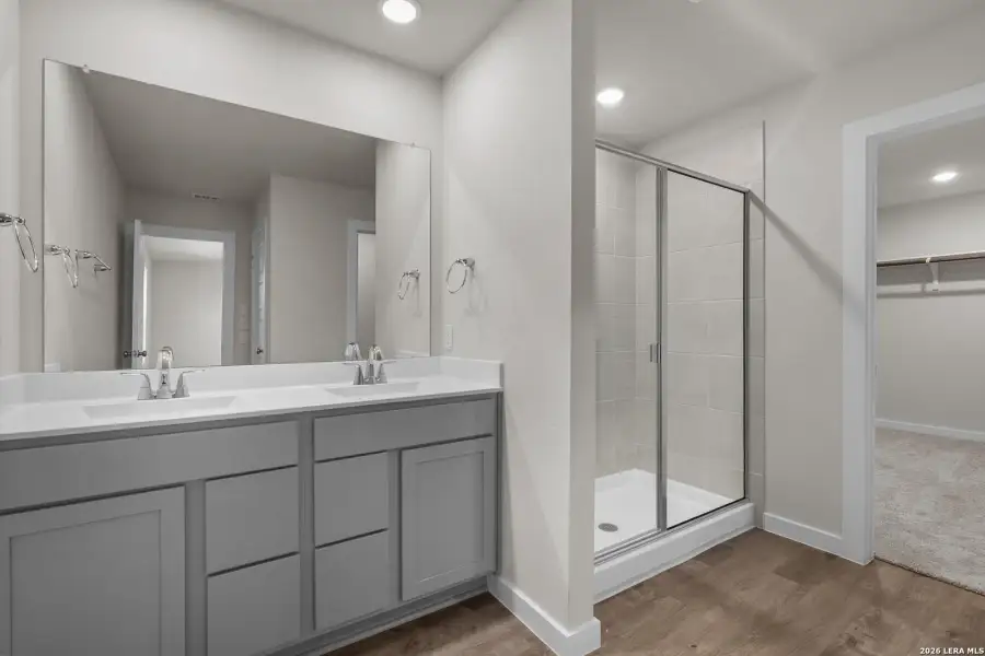 Furnished interior view inside a new home in Summerlin, San Antonio (Image 10).