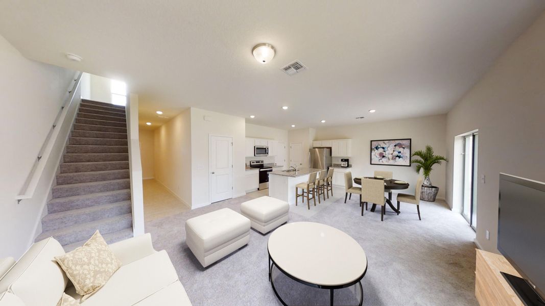 Furnished interior view inside a new home in Watson Hill, Summerville (Image 8).