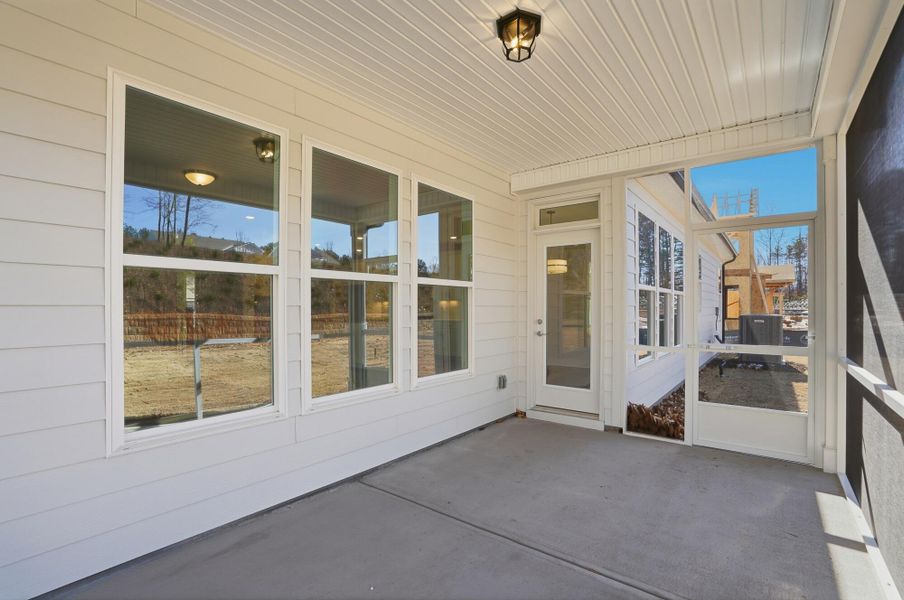 Exterior details and patio area of a home in Rone Creek, Waxhaw (Image 29).
