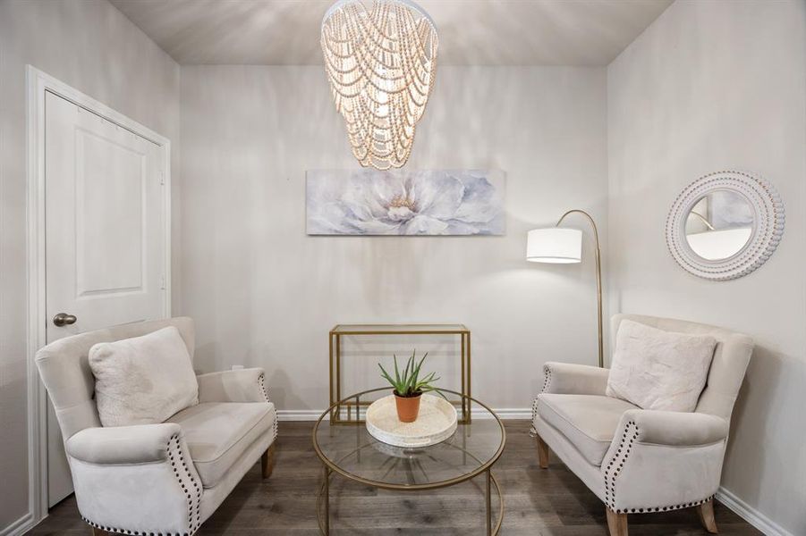 Furnished interior view inside a new home in Baker Landing, Richland Hills (Image 10).