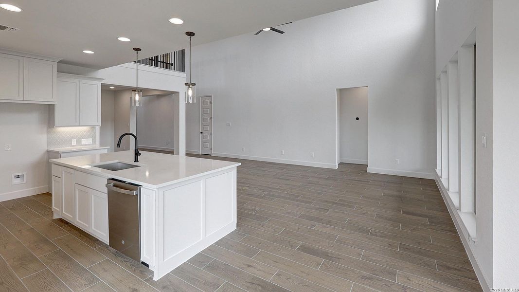 Furnished interior view inside a new home in Haby Hill, San Antonio (Image 8).