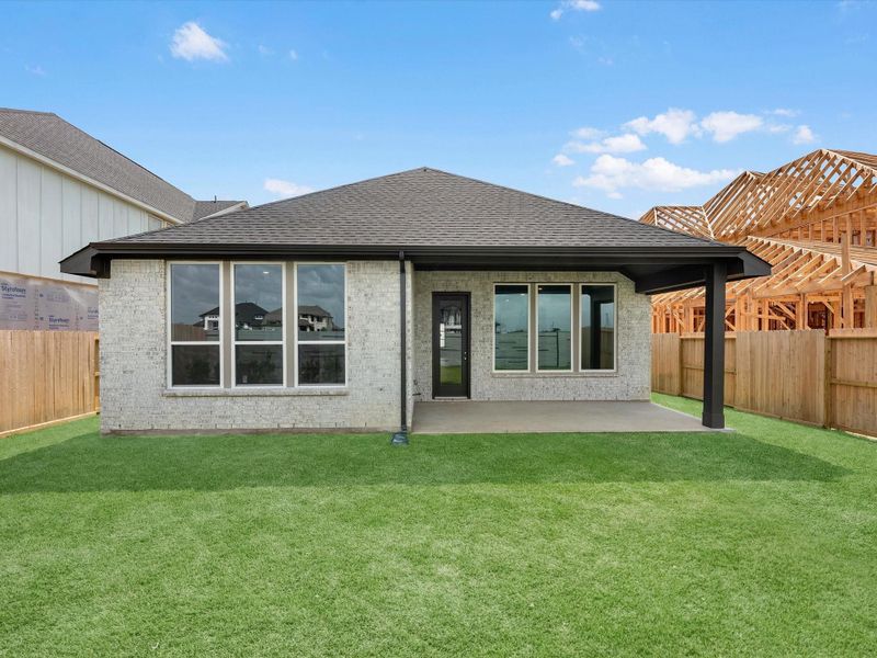 Exterior details and patio area of a home in Jubilee 50′, Hockley (Image 3). Exterior details and patio area of a home in Jubilee 50′, Hockley (Image 3).